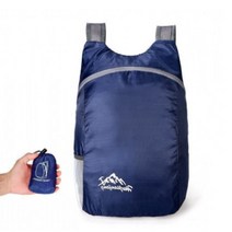 가방 하이킹 블루 폴딩 휴대용 접이식 등산 초경량 백팩
