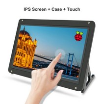 휴대용모니터 포터블모니터 새로운 기술 10.1 스테레오 스피커가있는 7 인치 IPS 터치 스크린 모니터 1024X, 01 7in touch