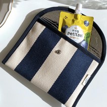 스테이지 방수 이유식 보온보냉 파우치, 모던 네이비