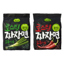 피피이씨 풀무원 건면 라면 로스팅 짜장 짜장면 파기름 + 고추기름 1개씩 (사탕증정), 448g