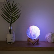 LED 달 무드등 (리모컨포함), usb타입