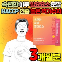 식약처 HACCP 인증 역가수치 높은 고함량 속편한 생 곡물 곡류 발효 효소 유산균 귀리 식이섬유 난소화성말토텍스트린 가루 분말 파우더 아밀라아제 프로테아제 식품 효소의기능, 30포 X 3박스 (3개월분) + 알약케이스