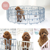 플라스틱 새끼 강아지 개 고양이 침대밑 낮은 소형 울타리 펜스 휀스 바리게이트 가림막
