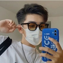 남성 편광 선글라스 자외선차단 초경량 뿔테 패션 안경