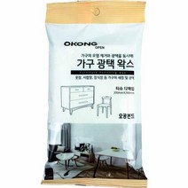 오공 가구 광택 왁스 티슈형 12매입, 1개