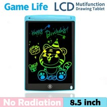 Toys For Children Educational 8.5 inch Colorful Painting Electronic Drawing Board Writing Tablet Pad, 02 Light Blue-8.5-Color