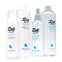 노약자 환자 물없이감는 워터리스 샴푸 바디워시, 레이펄스 워터리스 샴푸 500ml (리필)