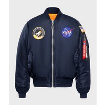 ALPHA INDUSTRIES MA-1 레귤러 나사 Replica Blue