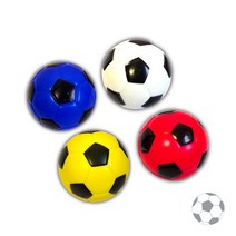 말랑말랑 축구공 4종 4색 낱개 랜덤 어린이 스포츠 스펀지 미니 축구 볼 단체 선물 판촉, 랜덤x낱개