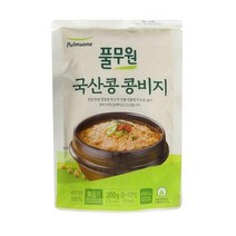 우리집 국산콩 콩비지 (300gX2개) 다이어트 추석 설날 캠핑 야식 안주 간단요리 맛난한끼 풀무원 홈캉스 식재료, 2개