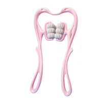넥프로 6구 롤링 목마사지기 승모근 어깨 안마기, 6구 목마사지기 핑크, 1개