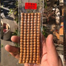 남성 해남 문스타 불교 108알 팔찌 여성 염주, T05-3년 묵은 씨 정월 7x9mm통구슬