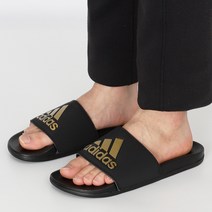 아디다스슬리퍼 푹신한슬리퍼 컴포트한슬리퍼 쓰레빠 아딜렛 컴포트 검금