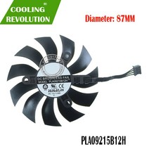 2개/몫 86MM PLA09215B12H 4 핀 EVGA GTX 960 970 980 Ti 팬 GTX960 쿨러 그래픽 카드, 한개옵션0