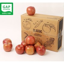 클래식농원 산지직송 괴산 햇 사과 부사 GAP 꿀사과 3kg/ 5kg, 5kg 19-22과(중), 1개