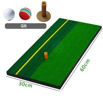 네트 텐트 가정용 골프 연습 실내 2m 골프 연습 그물 텐트 골프 타격 케이지 정원, [02] Mat TEE ad Ball
