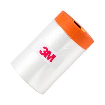 3M 커버링테이프 페인트 도색공사 건축용 비닐 보양테이프(주황) 650mm 낱개, 주황650mm×3개