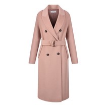 코인코즈 카라 벨트 모직 코트