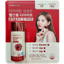 빨간통다이어트 푸드올로지 콜레올로지 60정 + 이도알콜솜 추가 구성