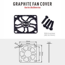 rc카부품 Surpass Hobby-RC ESC 모터 열 분산용 로켓 25mm 30mm 금속 냉각 팬 레드 & 블랙, 07 30mm Carbon Board, 07 30mm Carbon Board