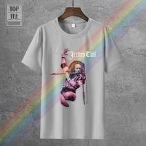 대나무단소 플라스틱 단소 Jethro Tull 티셔츠 플루트 공식 상품, 02 0004678-Gray_03 M
