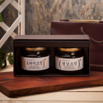 장수이야기 조청2종 선물세트 280g 선택형 - 생강 도라지 무 매실 조청, 생강조청, 생강조청