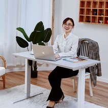 인체 공학 스마트 스탠딩 컴퓨터 컨버터블 확장 한 높이 책상 프레임