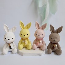 향기꽃피다 가죽인형 토끼 차량석고방향제 리필5ml+고급포장 SET, 블랙베리앤베이