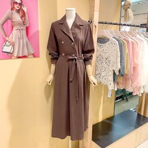 도로시홀릭 더블단추트렌치원피스(DO59969)