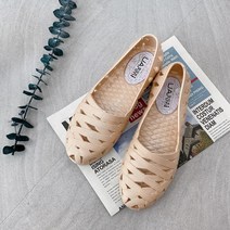 노리스 여성 여름 플랫 젤리슈즈