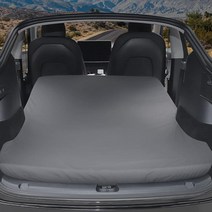 Telomat 테슬라 모델 Y 메모리 폼 매트리스용 캠핑 매트리스 접이식 자동차 트렁크 매트리스 뒷좌석 베드용 긴 여행 및 수면을 위한 보관 가방 포함(그레이)