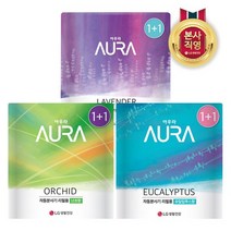 [KT알파쇼핑]아우라 자동분사 실내용 방향제 리필 280ml 2입 X 1개 (향 3종 중 택1), 라벤더