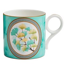 웨지우드 머그컵 찻잔 사쿠라 핑크 원더러스트 Mug Tokyo 커피, 에메랄드 그린