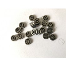 V 그루브 롤러 휠 볼 베어링 자수 기계 풀리 V623 623V 3x10x3mm 20 개