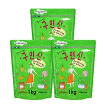 애경 엄마의선택 구연산 청소세제 1kg 3개