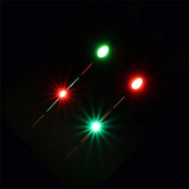 이화 천리안톱 (2점등) 민물전자찌톱, 30cm, 적색