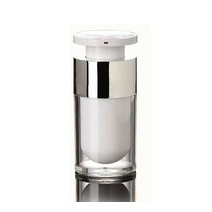 빈아크릴 크림 리필 할 수있는 병 여행 15ml 프레스 진공 Airless 화장품 용기 메이크업 100pcs SN1714, 한개옵션1, 01 15ml