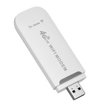 4G LTE WiFi 모뎀 150Mbps Europea 아시아 및 아프리카 지역 흰색 핫스팟과 휴대용 USB 동글