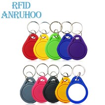 510pcs rfid 스마트 nfc 칩 카드 cuid 재기록 복사 키 체인 1356mhz 배지 0 블록 변경 1k s50 태그 복사기, CUIDk-10PCS- 노란색