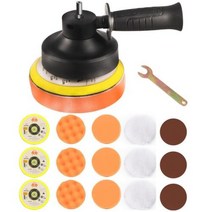 광택기 자동차 무선 폴리셔 차량용 왁싱기 셀프 광택 폴리싱 듀얼 액션 미니 오비털 전기 드릴 연마기 로터리 헤드 라이트 머신, Option three