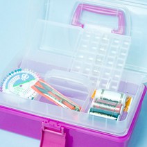 구시스 미싱 재봉틀 부자재 다용도수납함 재봉용구함세트 의약품보관함 레고수납 공구함정리