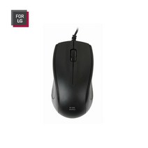 LG USB 유선 마우스 M-1000 블랙 3버튼 엘지마우스 LG마우스 1000DPI, 상세페이지참조