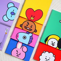 BT21 스프링중고등노트 캐릭터 방탄, 06.쿠키