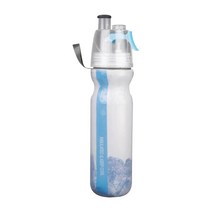 500ML 자전거 물병 스프레이 쿨 미스트 자전거 사이클링 음료 야외, 02 Blue, 없음