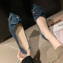 여성 단화 플랫 낮은굽 데이트 신발 코디 데일리