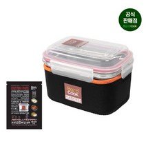 바로쿡 발열도시락 1200ml 발열용기 보온/보냉병, 1개