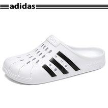아디다스 아디다스 아딜렛 클로그 슬리퍼 화이트 FY8970