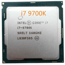 코어 i7-9700K i7 9700K 8 3.6GHz 300 시리즈 95W 데스크탑 프로세서, 한개옵션0