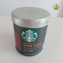 스타벅스 다크 로스트 아메리카노 원두커피믹스 캔 90g, 126개, 1개입