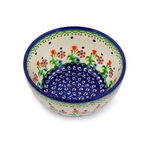 폴란드 도자기 그릇 6인치 스프링 플라워